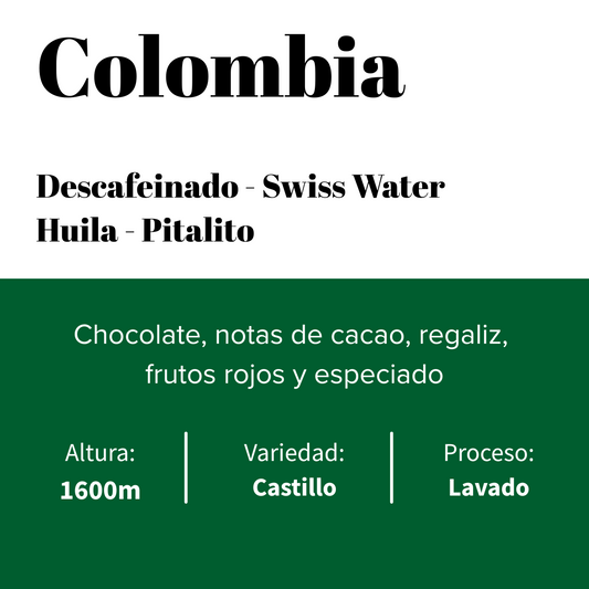 Colombia - Huila - Descafeinado - Lavado-0