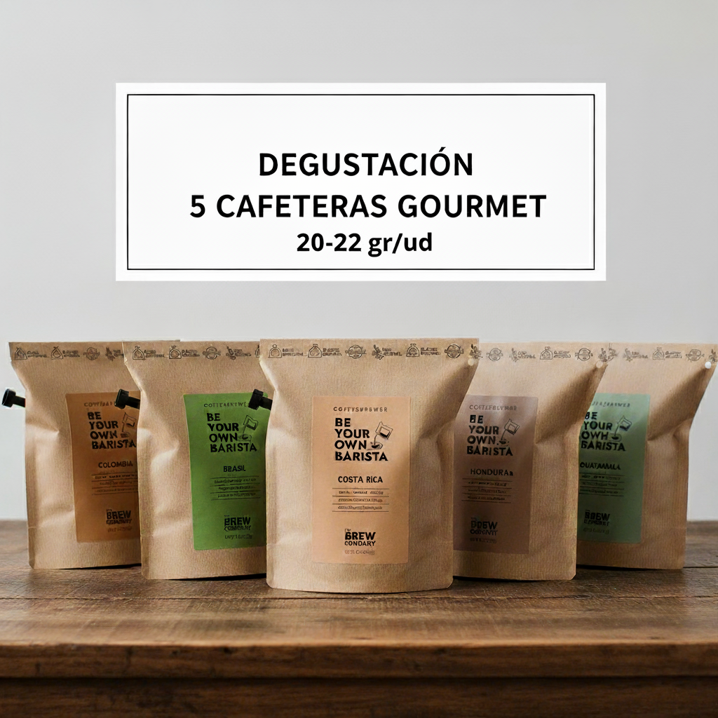 Degustación 5 Cafeteras Gourmet